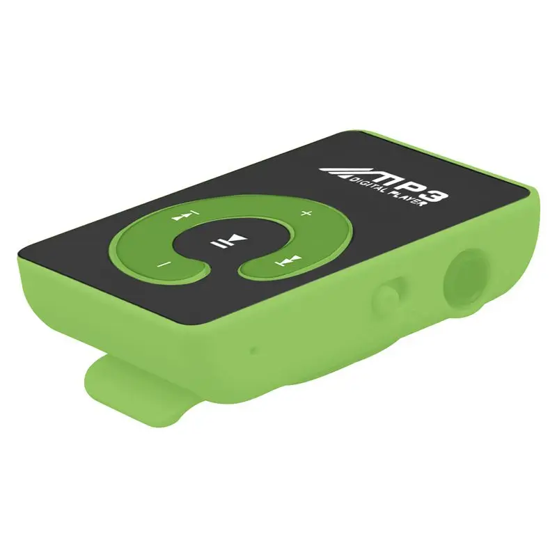 IG-Mini зеркальный зажим USB цифровой Mp3 музыкальный плеер Поддержка 8 Гб SD TF карта
