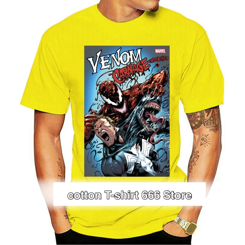 

Venom carnicd-camiseta desatada, camisa Logot, talla S-2Xl, el mejor проецируемый, графический винтажный, новый
