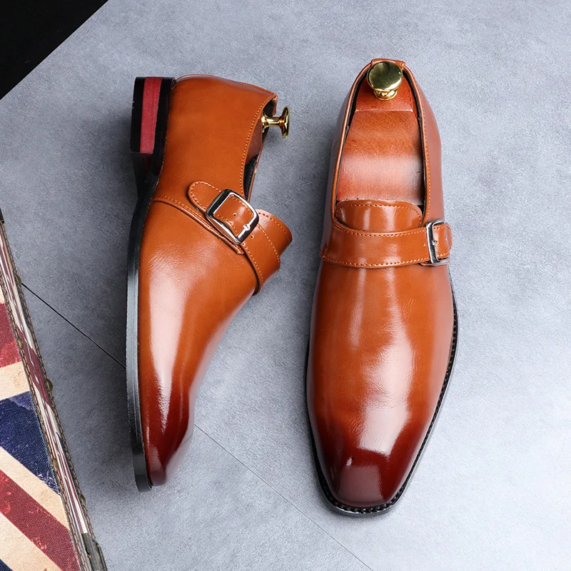 2020 England men shoes pointed toe California Autumn soft leather platform Men business dress Oxfords Wedding | Обувь