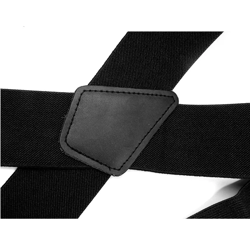 

2021 New Strap Black Widened 5cm Adult Men's 4 Clips Strap Clip 13 Colors Available in Stock
