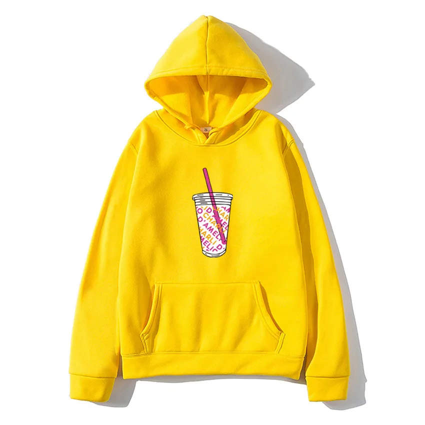 

New Lce Coffee Splatter Hoodie Sweatshirts Men Fashion Oversized Pullover Unisex Tracksuits Autumn Winter Hip Hop Top Sportswear