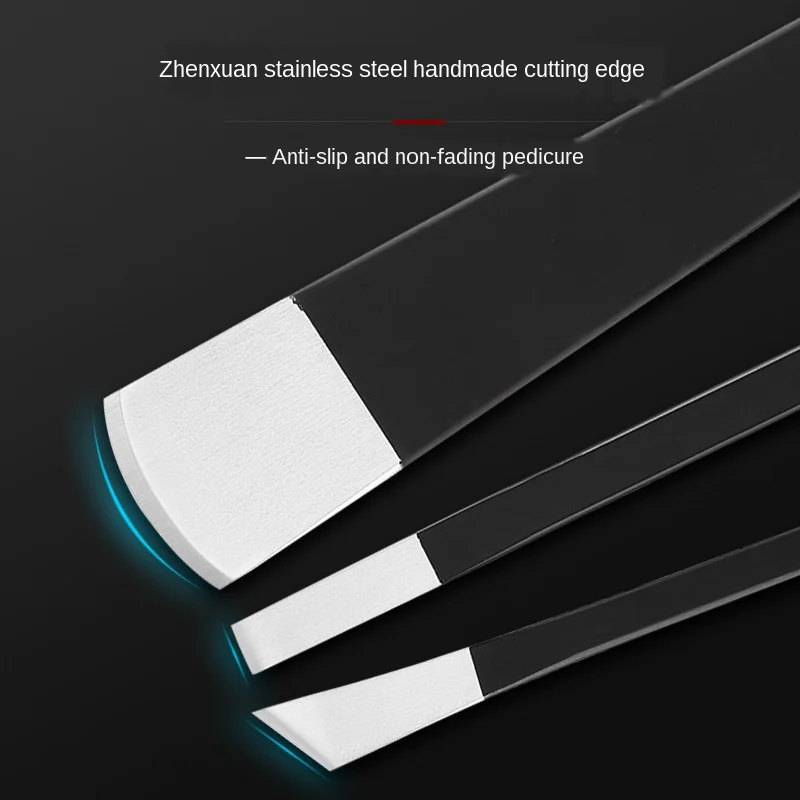 Прямой маникюрный ножик из нержавеющей стали набор 8 предметов косметических
