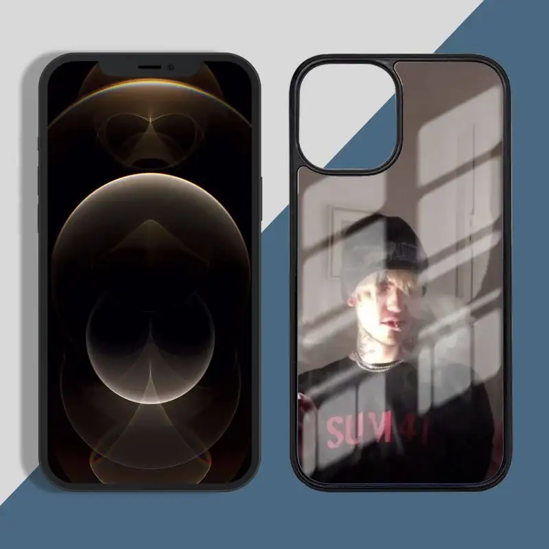 

Hip Hop Rapper Lil Peep Phone Case TPU+PC For iPhone X XR XS 11 12 mini Pro MAX 7 8 Plus