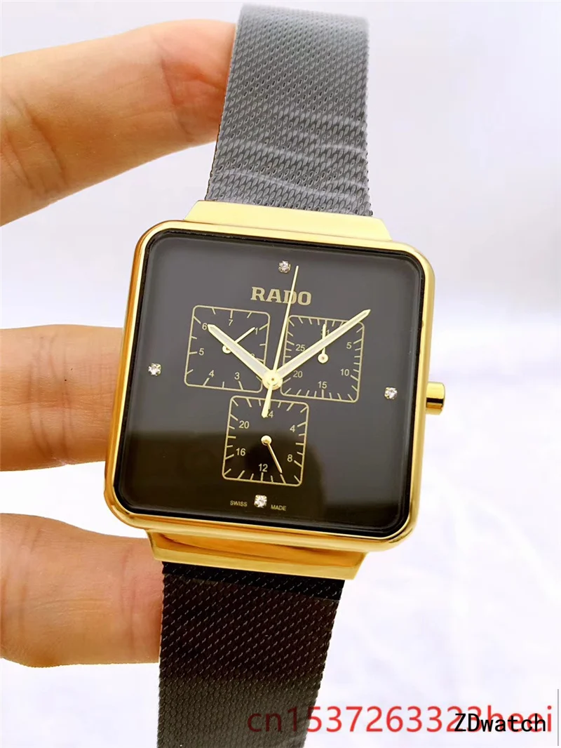 

RADO watch men's skeleton automatic mechanical AAA watch gold skeleton retro men's women watch quartz watch