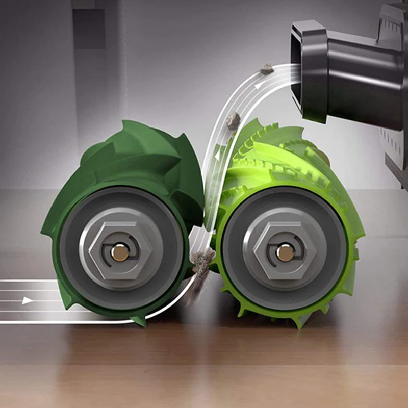 1 пара резиновых кистей для IRobot S9(9150) / S9 +(9550) Аксессуары роботизированного