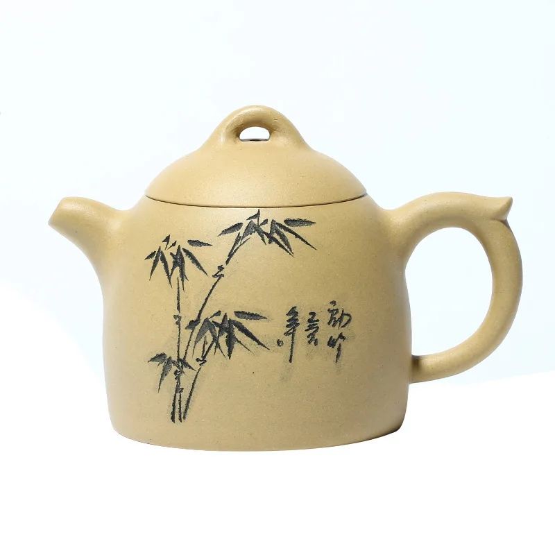 

Yixing purple clay pot famous family duanni qinquanquan handmade teapot and tea set