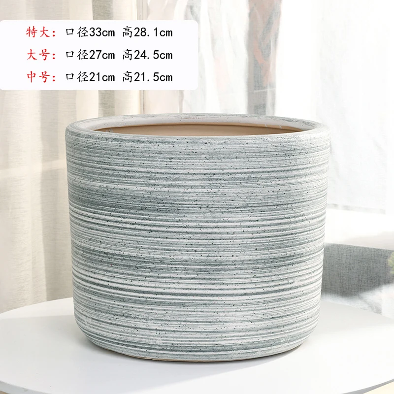 

Ceramic Planters Nordic Simple Flower Pot Large Home Garden Indoor Plants Flower Pot Trays Decorative Maceta Office Decor BI50FP
