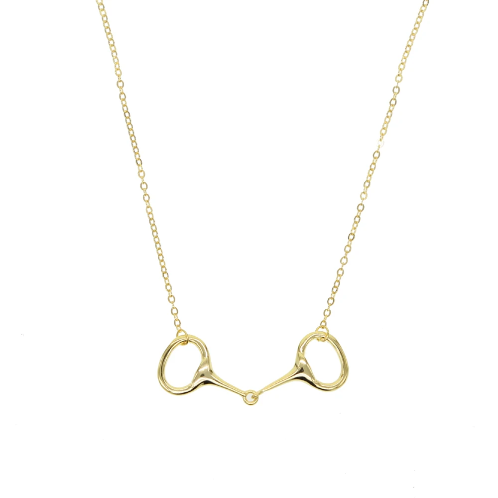 Женское Ожерелье чокер с подвеской в виде лошади из серебра 925 пробы|necklaces for women|maxi
