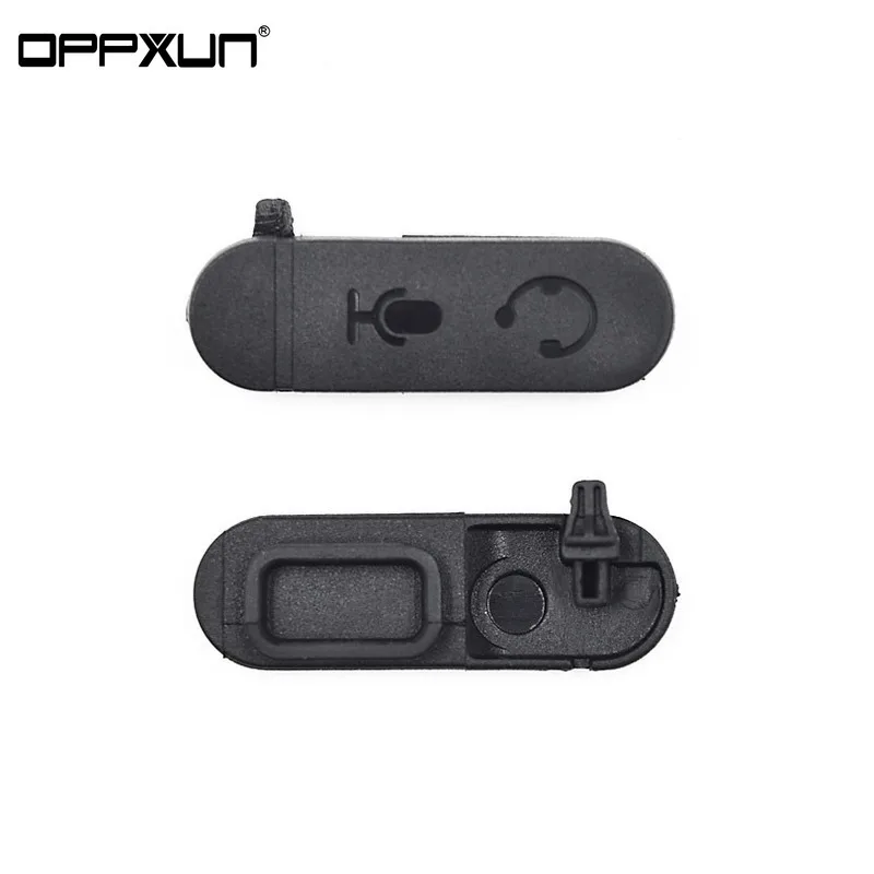 

10pcs OPPXUN for Motorola walkie-talkie radio DEP450 DP1400 xir P3688 radio audio jack dust cover black dustproof