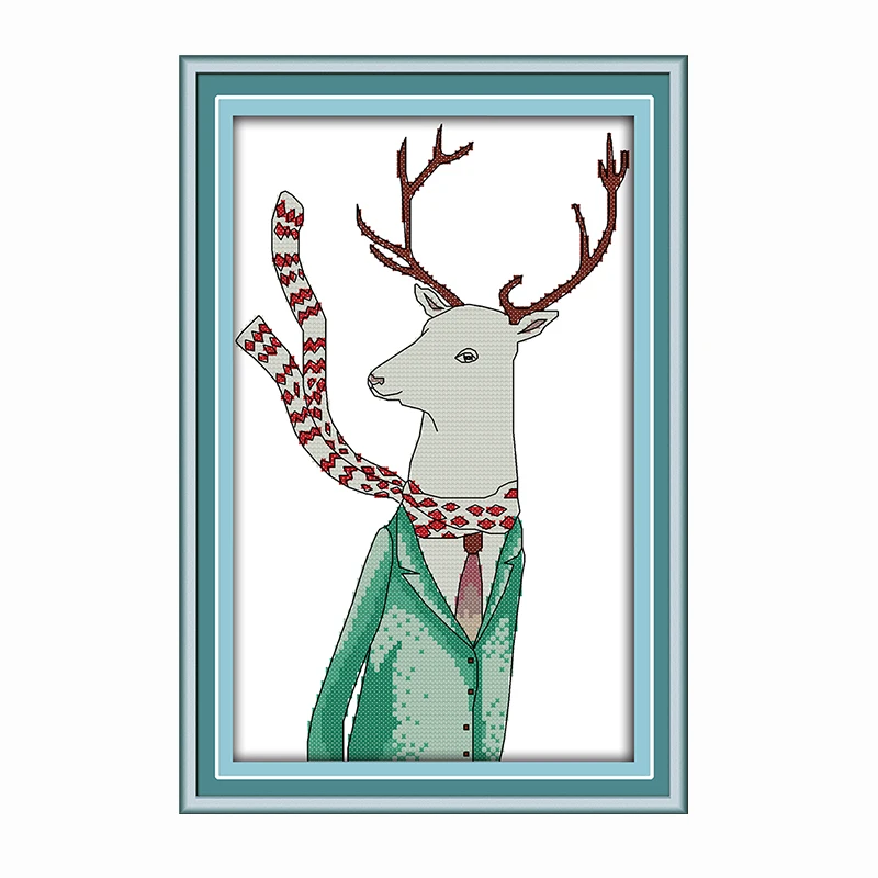 Набор для вышивки крестиком Joy Sunday Mr.de er серии животных 11CT14CT, домашний декор, Набор для вышивки крестиком