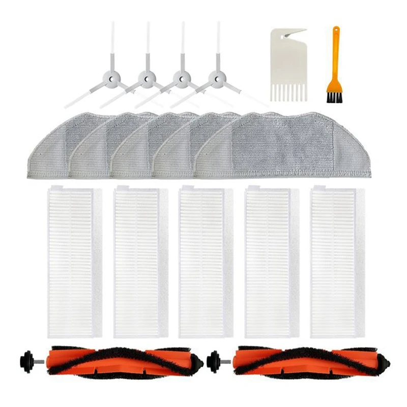 

Main Rolling Brush Side Brush Hepa Filter Mop Cloth for Xiaomi Mi Robot Vacuum Mop Essential G1 Cleaner Spare Parts