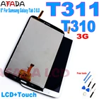 Сменный ЖК-дисплей для Samsung Galaxy Tab 3 8,0, 8 дюймов, сенсорный экран с цифровым преобразователем в сборе для Samsung Galaxy Tab 3 8,0, T310, Wi-FiT311, 3G