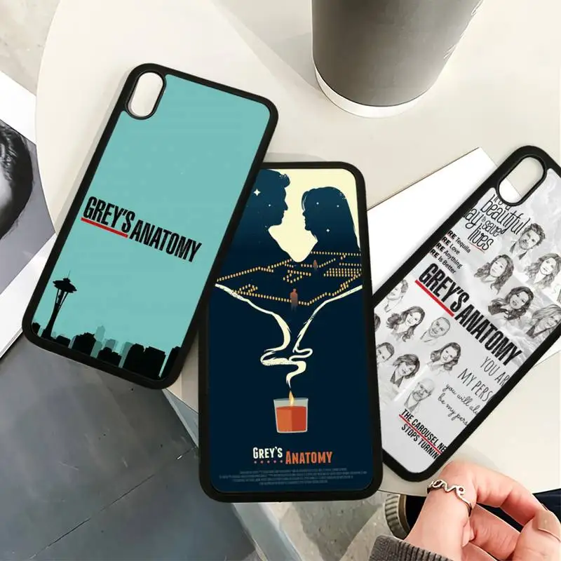 

Greys Anatomy Soft TPU Hard PC Cell Phone Cover For IPhone 12 11 Pro Max Xs X Xr 7 8 6 6s Plus Se 2020 Case