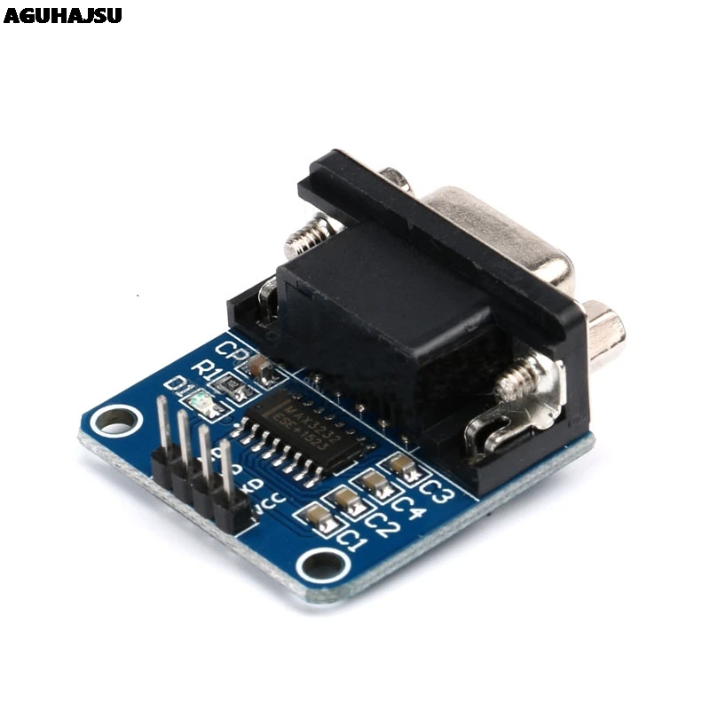 MAX3232 RS232 к ttl последовательный порт конвертер Модуль DB9 разъем MAX232|Интегральные