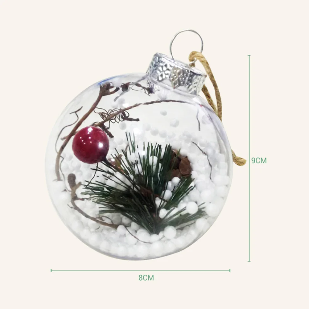 

9pcs Christmas Tree Pendants Plastic Toys Baubles Xmas Hanging Decor Christmas Ball Ornament for Shop Office Home