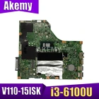 MB 5B20L78374 For Lenovo V110-15ISK материнская плата для ноутбука I3-6100 RAM 4G LV115SK MB 15277-1 448.08B01.0011 DDR4 100% Test Ok