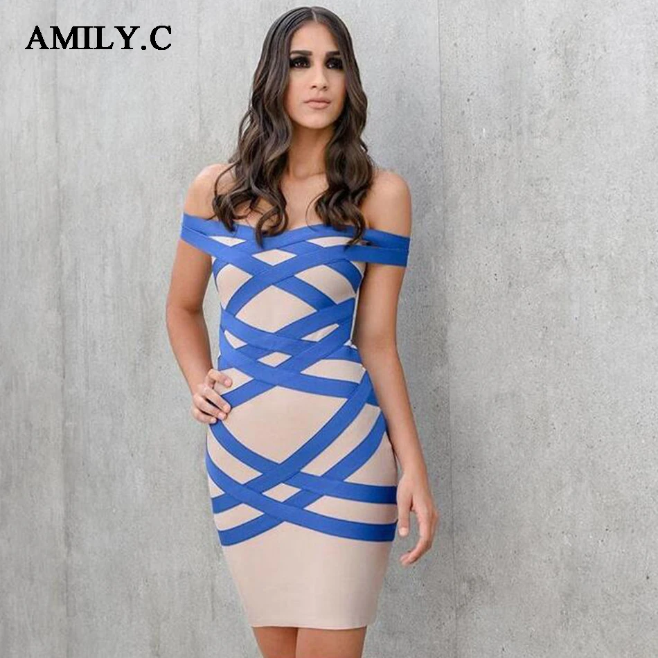 Женское платье без рукавов Amily.c летнее облегающее в полоску с геометрическим