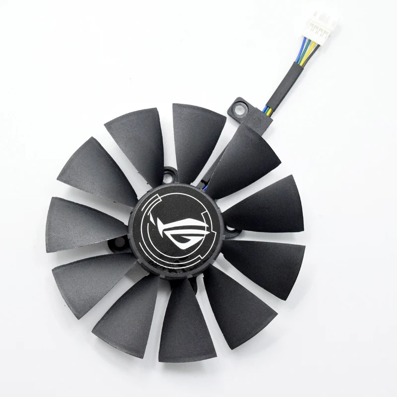 

For ASUS Strix GTX 1060 OC 1070 1080 GTX 1080Ti RX 480 T129215SU 87MM Graphics Card Cooler Fan