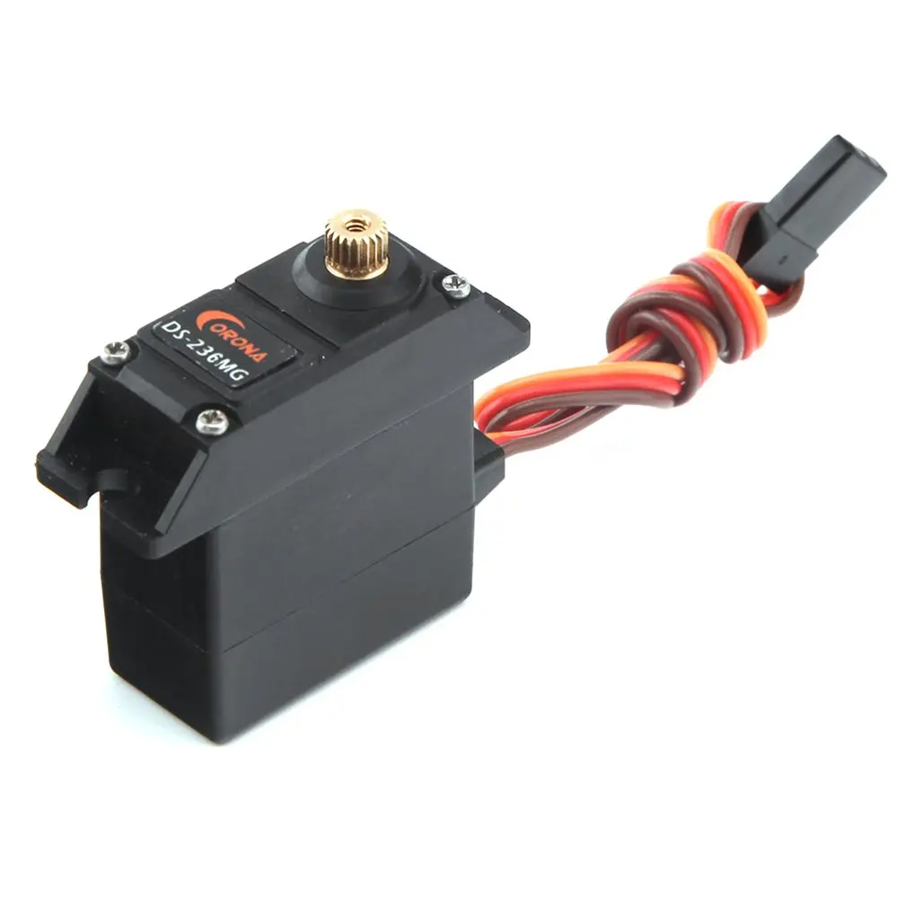 

Corona DS236MG Digital Crown Metal Gear 27g 0.12 Seconds Fixed Wing Helicopter Servo High Precision Bearing Servo