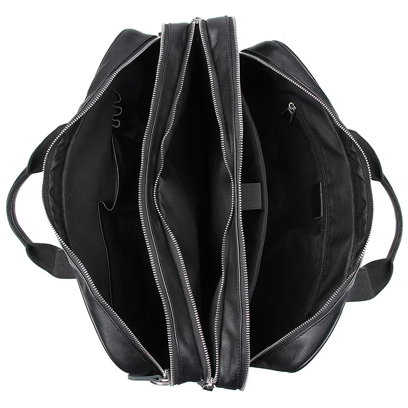 Портфель Nesitu мужской из натуральной кожи Крейзи Хорс офисный саквояж для