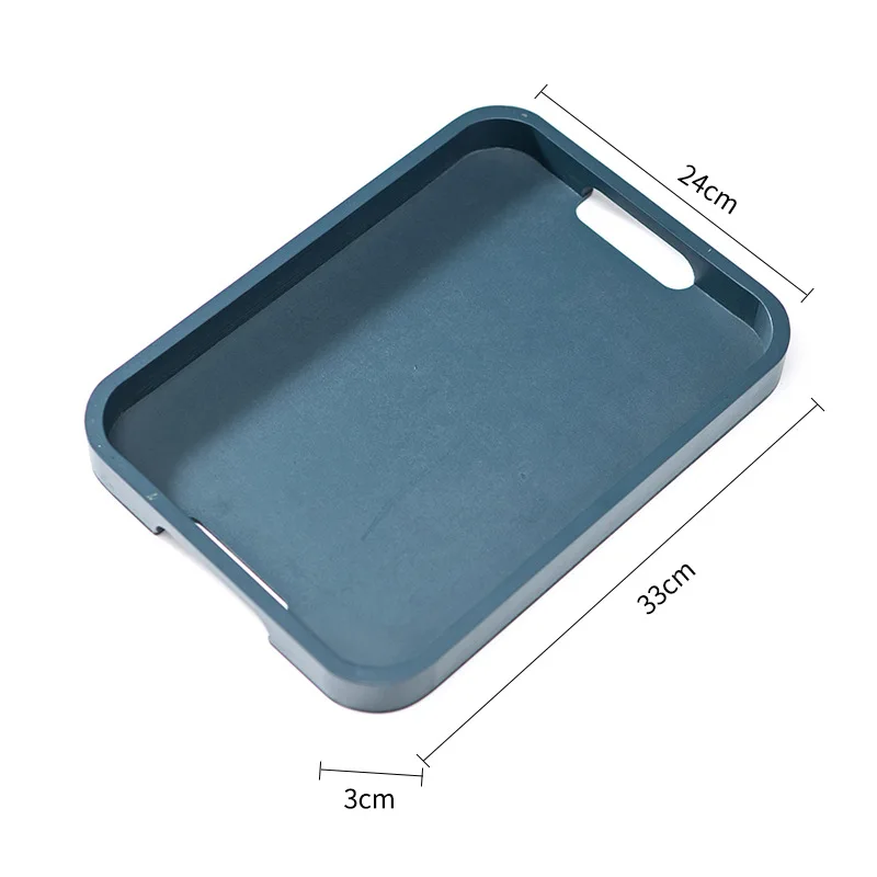 

1pc Simple Nordic Style Food Service Plate Restaurant Food Tray Tea Set Plate