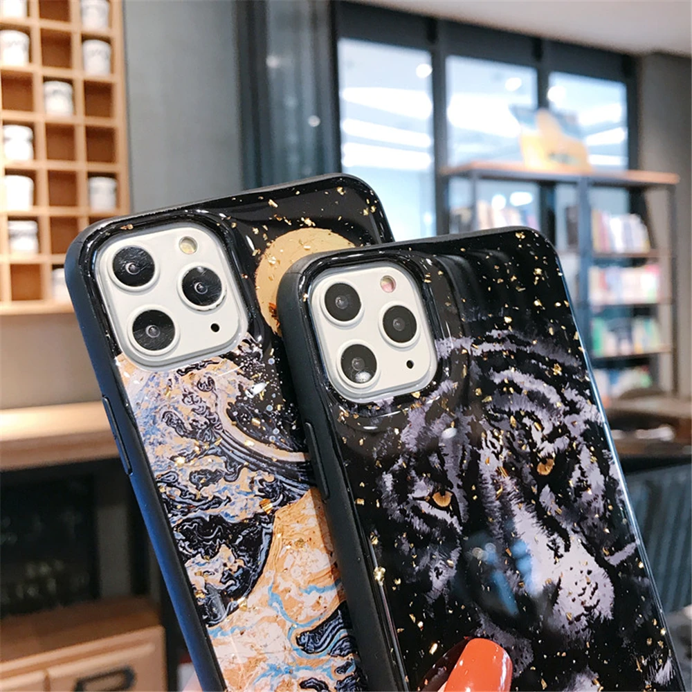 luxury bling phone case for iphone 12 mini 11 pro max xr x xs max 8 7 6s plus se 2020 silicone colorful cute glitter back cover free global shipping