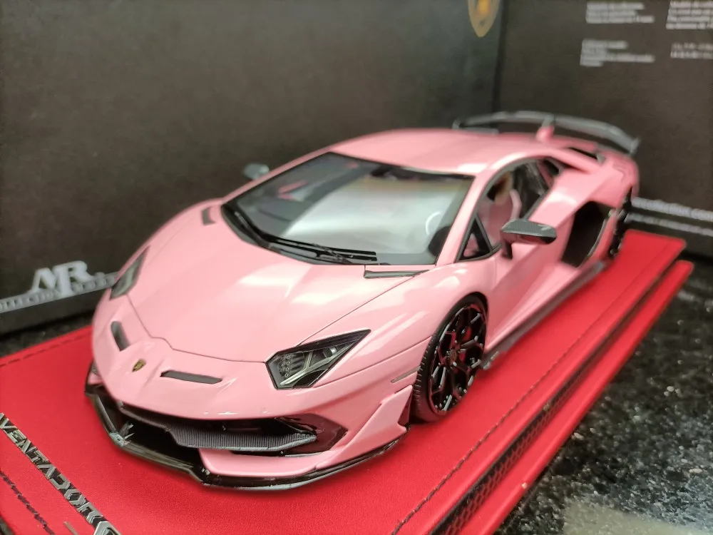 

MR 1:18 Lamborghini Aventador 770-4 SVJ Metal powder Limited Collector Edition Resin Metal Diecast Model Toy Gift