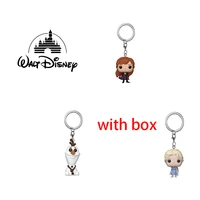 disney frozen 2 stitch toy keychain elsa anna olaf the avengers iron man black panther captain america collectible model gift