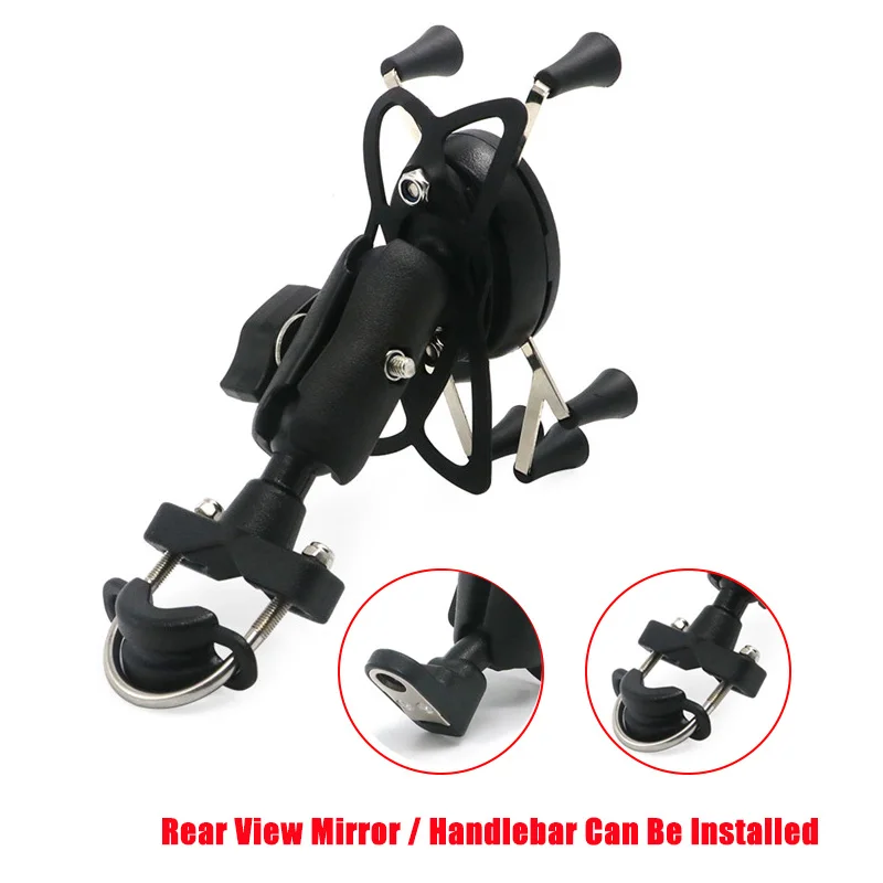Регулируемая ленивая подставка на руль для зеркала заднего вида мотоцикла