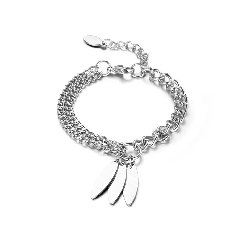 

Titanium Jewelry Women Men Square Thick Chain Titanium Steel Bracelet Stainless Steel Bracelet Punk Cool Hiphop Lovers Bracelet