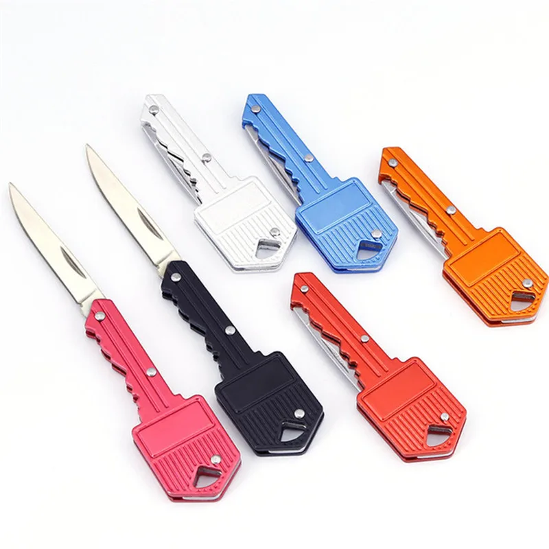 

Outdoor Mini Utility Pocket Portable Key Knife Paper Wood Cutter School Office Supply Stationery Letter Opener Keychain Gift