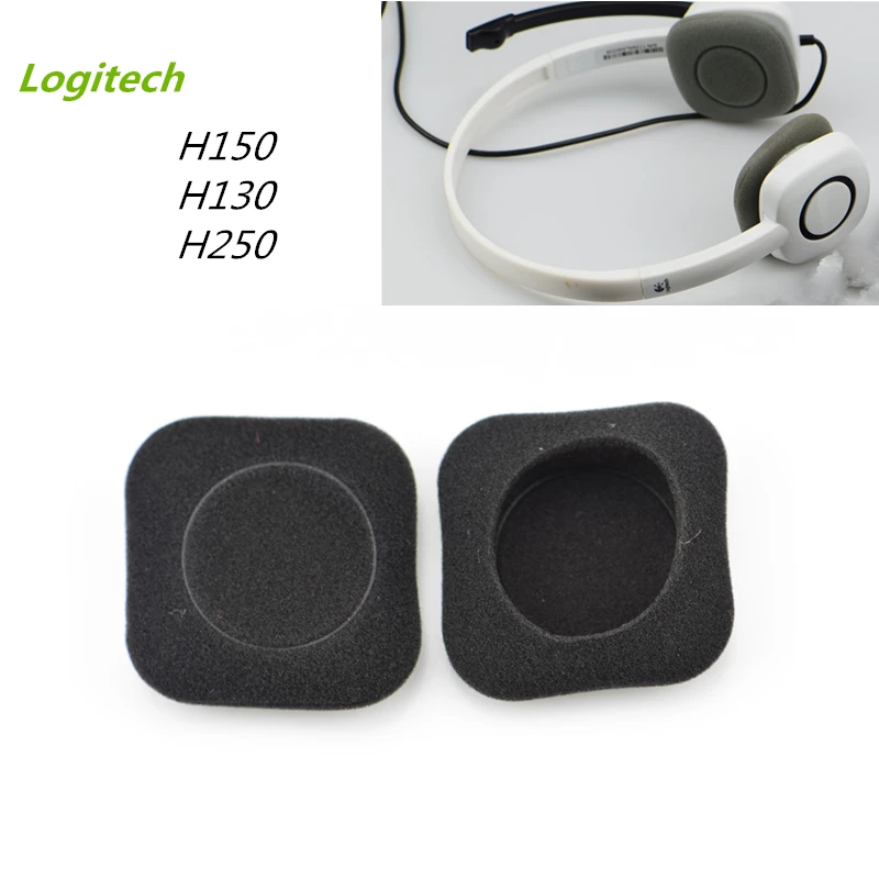 

Сменные поролоновые амбушюры, амбушюры для Logitech H150 H130 H250, утолщенные наушники-вкладыши 48x48 мм