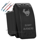 Оранжевый светодиод 5Pin ВклOff SPST переключатель Кулисный кнопочный переключатель сжечь YA'BASTARD 20A12V 10A24V для автомобилей Boat Водонепроницаемый + джемпер набор проводов