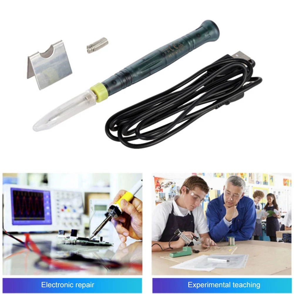 

Electric Solder Iron Rework Station Mini Handle Heat Pencil Welding Repair Tools Soldering Iron Pen Tip Touch Switch Kit
