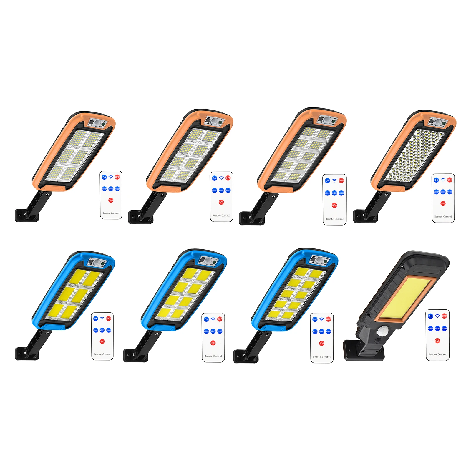 

Solar led Street Lights Outdoor Security Light Wall Lamp IPX65 Waterproof PIR Motion Sensor Smart Remote Control Lamp