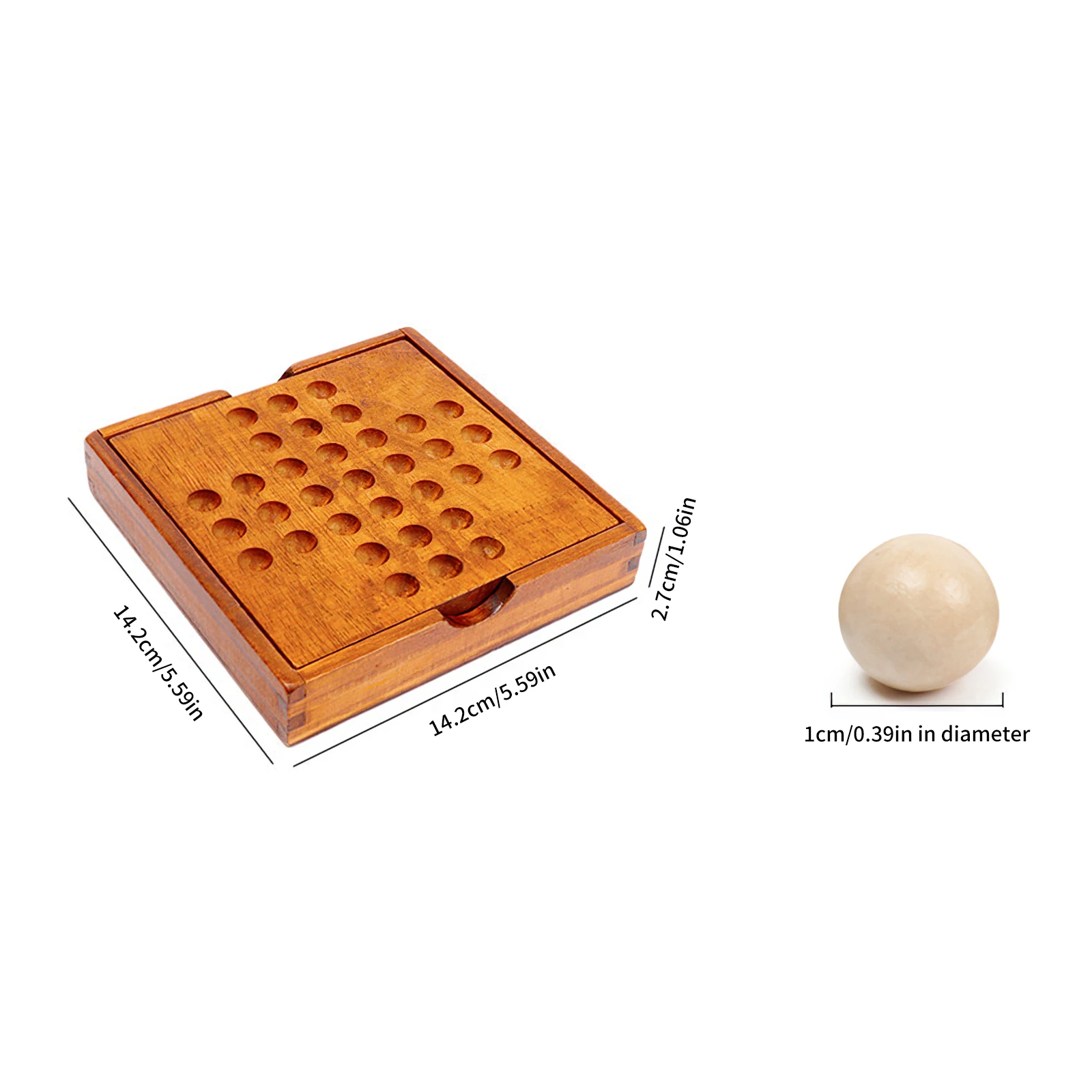 

Funny Classical Educational Toys Europe Board Game Single Chess Peg Solitaire Move Independently Cognitive Ability Puzzle Toy