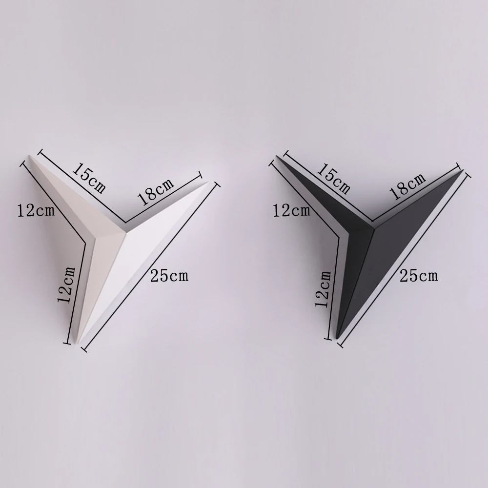 Minimalist Triangle Shape LED Wall Lamps Modern 3W AC85-265V Simple Lighting Nordic Style Indoor Living Room Light | Лампы и освещение