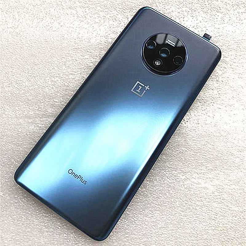 100% оригинальная задняя крышка для Oneplus 7T 1 + стеклянная корпуса с объективом