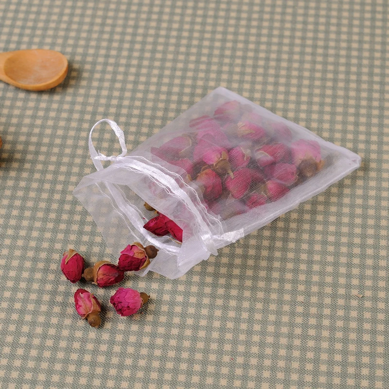 50 шт органзы мешок ювелирных изделий Упаковка Подарочная Конфета Свадебная