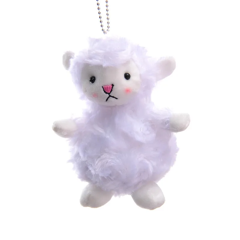 

1 Pcs Cartoon 12cm Animal Alpaca Llama Plush Doll Sheep Soft Stuffed Plush Pendant Keychains for Children Birthday Gifts Toys