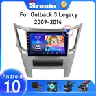 Автомобильный радиоприемник Srnubi Android 10 для Subaru Outback 4 Legacy 5 2009 2010 2012 2014 мультимедийный плеер GPS-навигация 2 din Стерео DVD