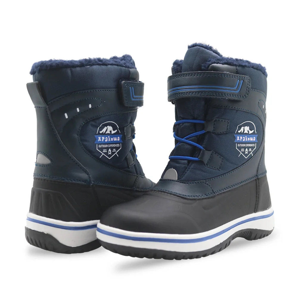 Водонепроницаемые Нескользящие зимние ботинки Ahannie для мальчиков и девочек |