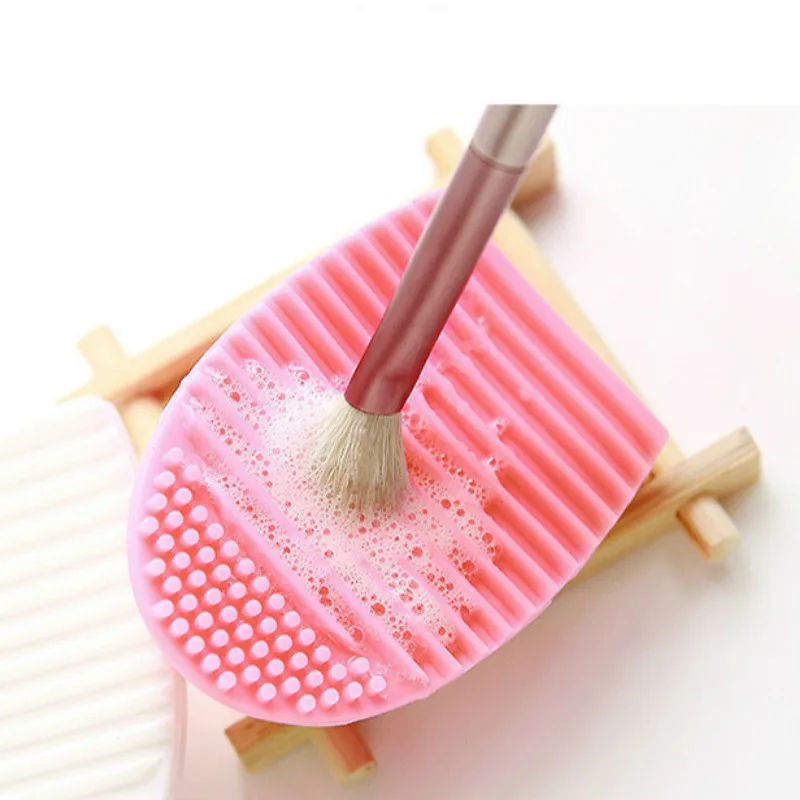 

1pc Silicone Makeup Brush Cleaner Cosmetic Washing Brush Washing Make Up Foundation Makeup Brush Cleaner Pad Scrubber Board Tool