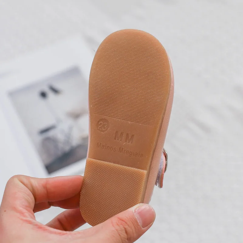 Модные туфли для маленьких девочек балетки на плоской подошве повседневная