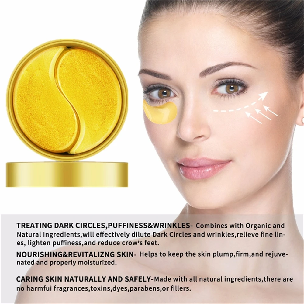 Патчи коллагеновые под глаза с кристаллами улитки маска от морщин и припухлостей