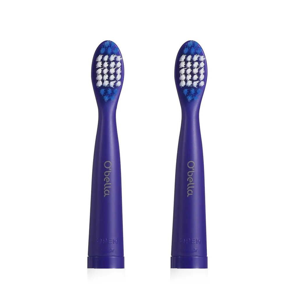 only 2 Brush heads Obella ST017 Водонепроницаемая электрическая зубная щетка USB перезаряжаемая модернизированная звуковая электрическая зубная щетка Ультра звуковая зубная щетка - Цвет: only 2 Brush heads
