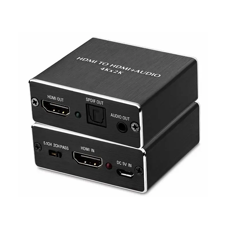 Hdmi o extractor HDMI к и оптический TOSLINK SPDIF + 3 5 мм стерео Extractor конвертер Stereo Ext |