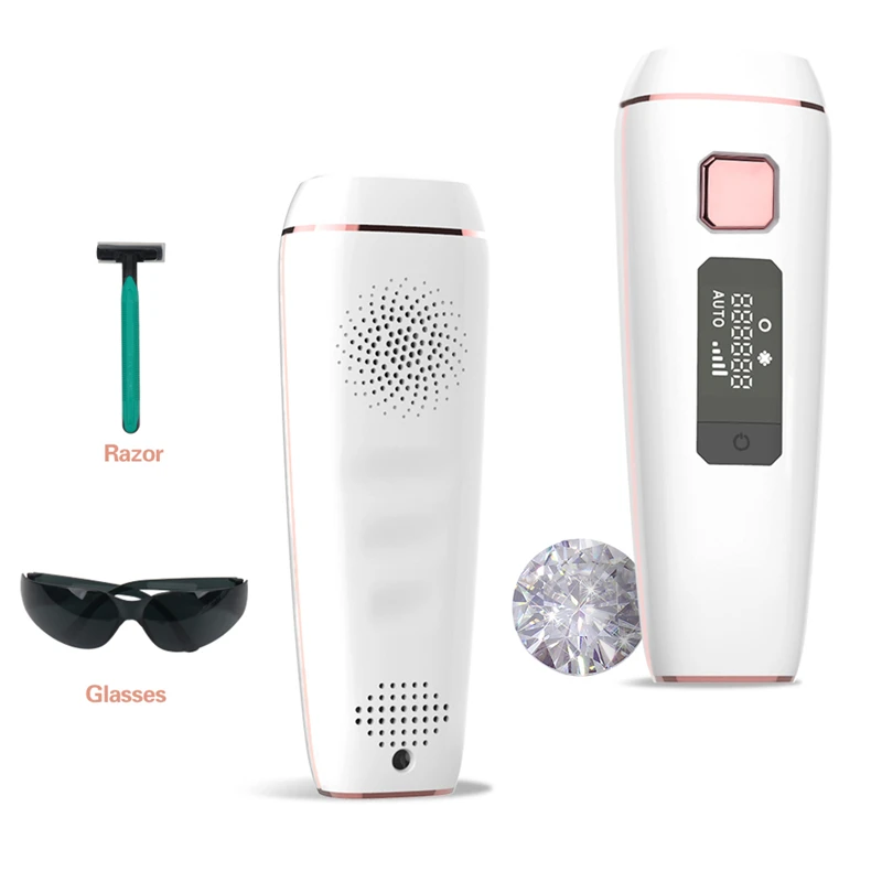 

IPL Hair Removal Permanent Painless Laser Hair Remover Device for Women and Man 999,999 Flashes for Facial Leg Arms Body At-Home