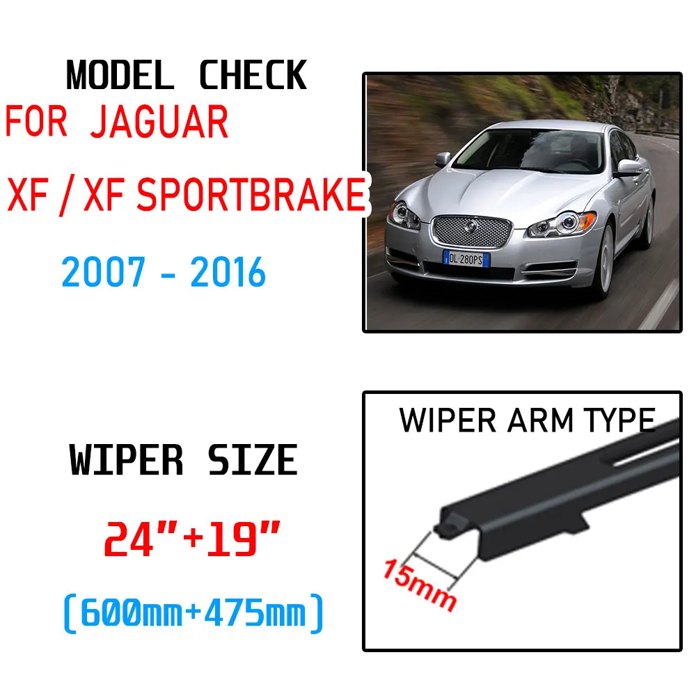 Щетки стеклоочистителя для Jaguar XF 2007 2008 2009 2010 2011 2012 2013 2014 2016 |