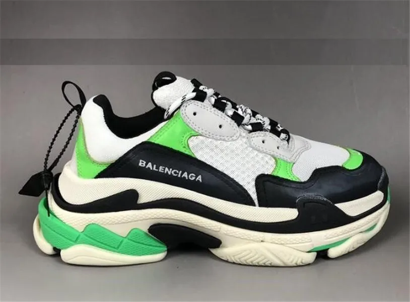 

2021 Triple S Shoes Balanciaga- Traniner Casual womens mens casual Black White Red trainer platform tripler vintage sneakers 03